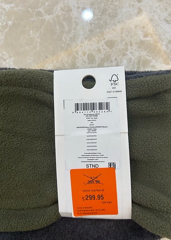 Erkek Haki Boyunluk/Atkı - Görsel 3