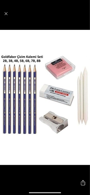 Dereceli kara kalem eskiz kalemler