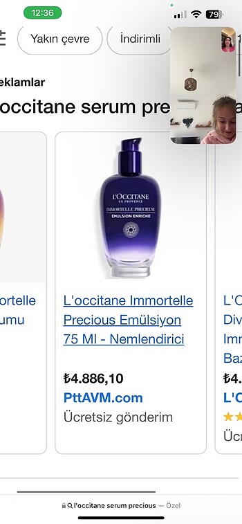 Beden L'Occitane Immortelle Precious Emülsiyon Serum 75 ml