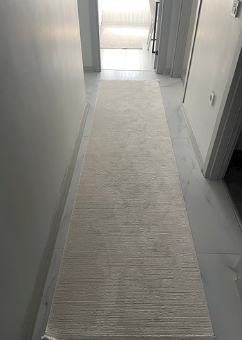 Bej Modern Düz Yolluk Halı
