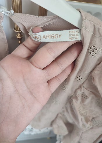 xl Beden camel Renk etek bluz takım