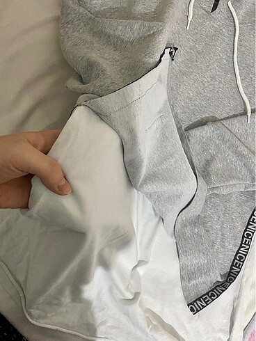 xl Beden Gri oversize sweat