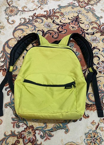 Sarı Fermuarlı Kadın Sırt Çantası