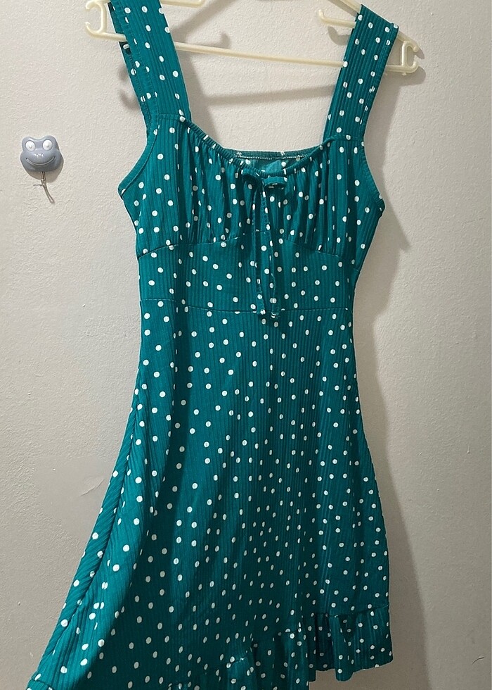 vintage S beden elbise - Görsel 3