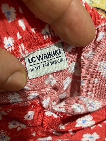 LC Waikiki 10 - 11 yaş empirme kumaş yazlık etek