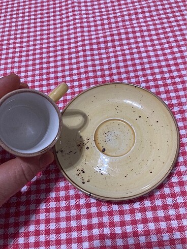  Beden sarı Renk Kahve Fincanı