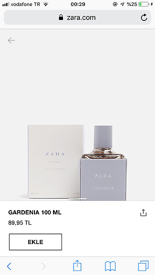 Zara gardenia