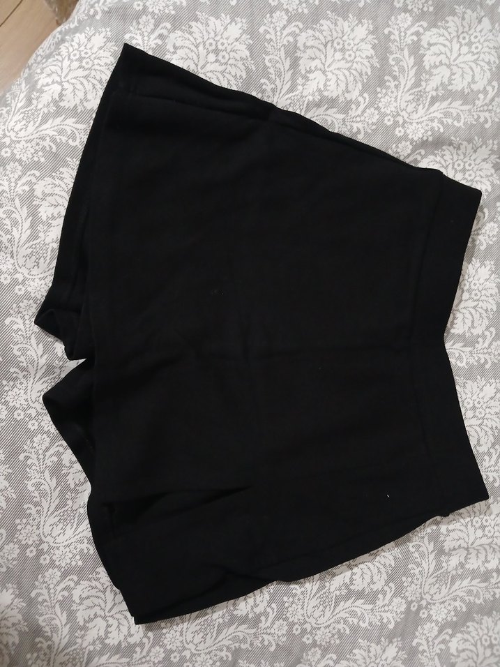 Siyah  Midi sort Etek - Görsel 2