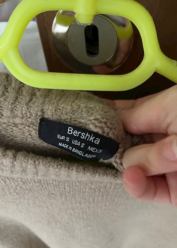 Bershka Bej Kadın Örgü Salaş Kazak