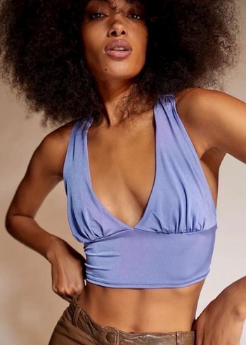 Mavi Mini Sporcu Büstiyer - Görsel 2