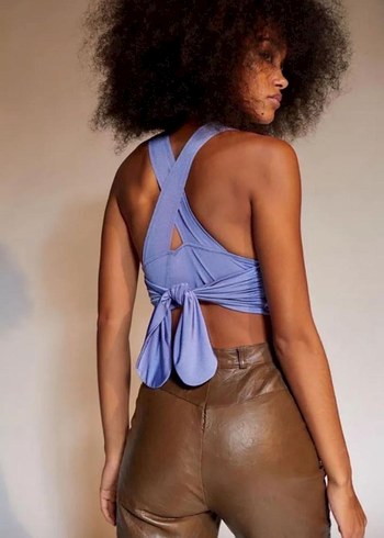 Mavi Mini Sporcu Büstiyer - Görsel 3