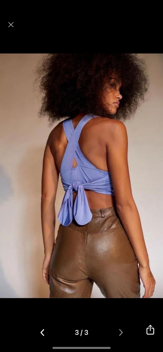 Mavi Mini Sporcu Büstiyer - Görsel 3