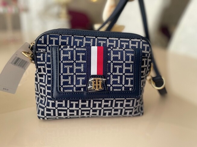  Beden lacivert Renk Tommy Hilfiger çanta