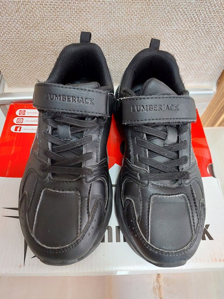 lumberjak siyah erkek çocuk spor ayakkabı - Görsel 5