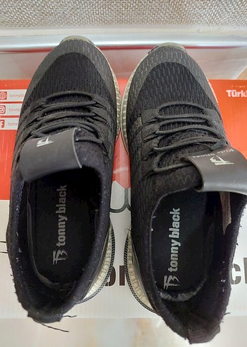 Tonny Black Siyah Gri Erkek Spor Ayakkabı - Görsel 6