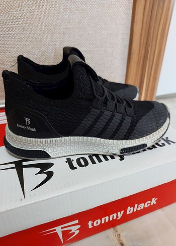 Tonny Black Siyah Gri Erkek Spor Ayakkabı - Görsel 2