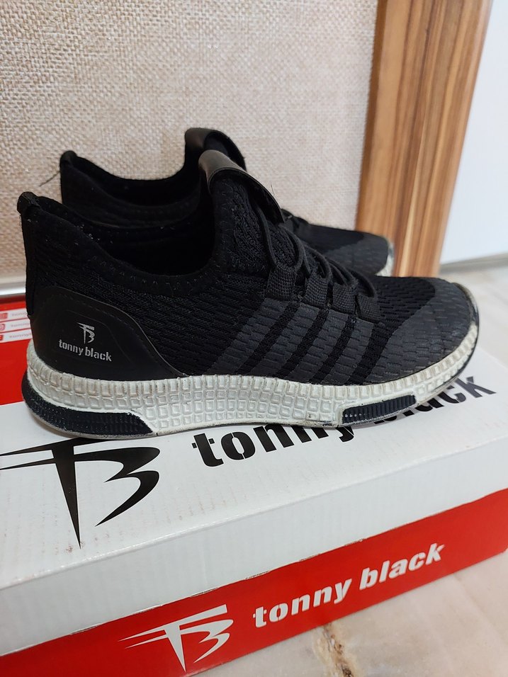 Tonny Black Siyah Gri Erkek Spor Ayakkabı - Görsel 2