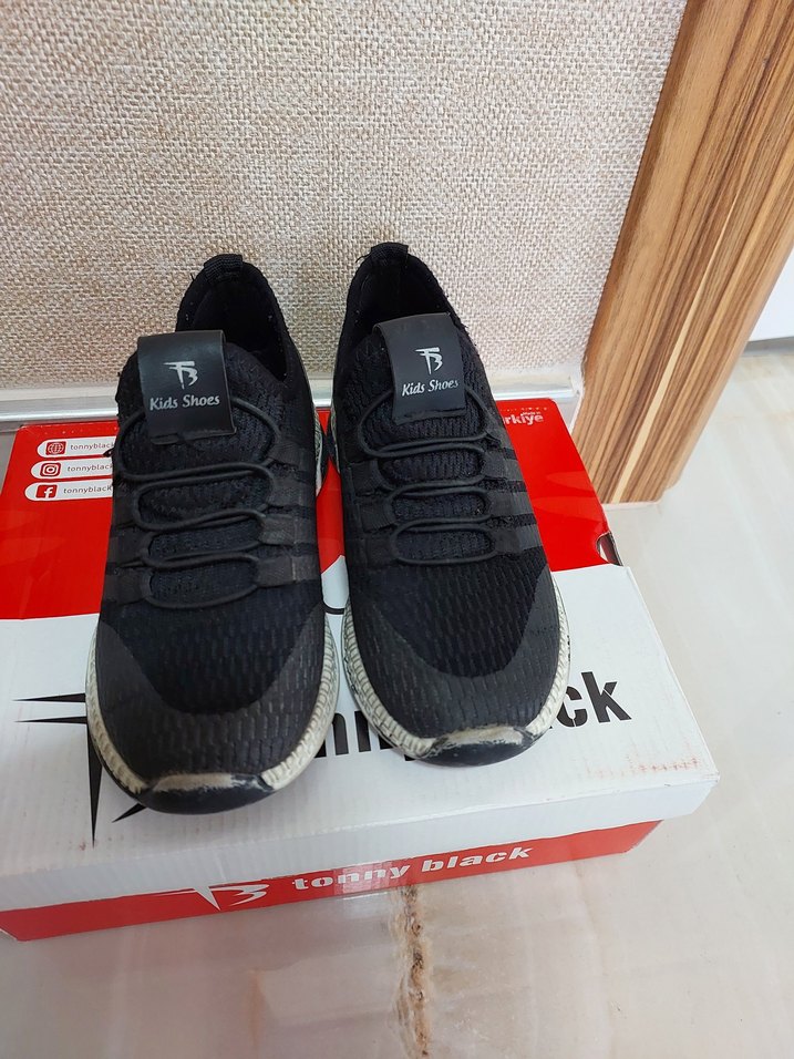 Tonny Black Siyah Gri Erkek Spor Ayakkabı - Görsel 3