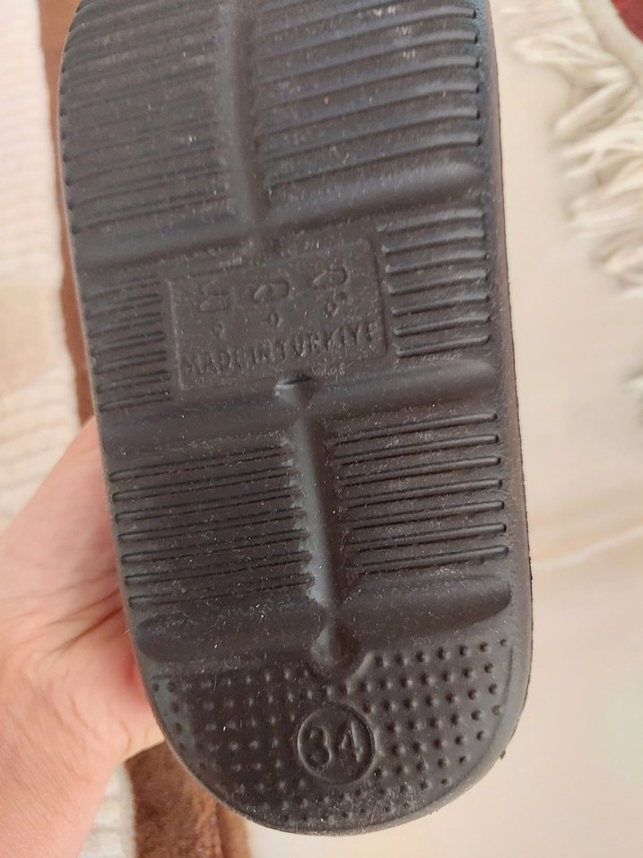 Minecraft Baskılı Siyah Çocuk Terliği - Görsel 4