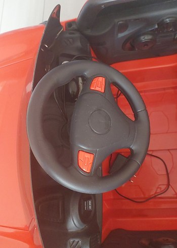 Kırmızı Çocuk Elektrikli Akülü Araba - Görsel 4