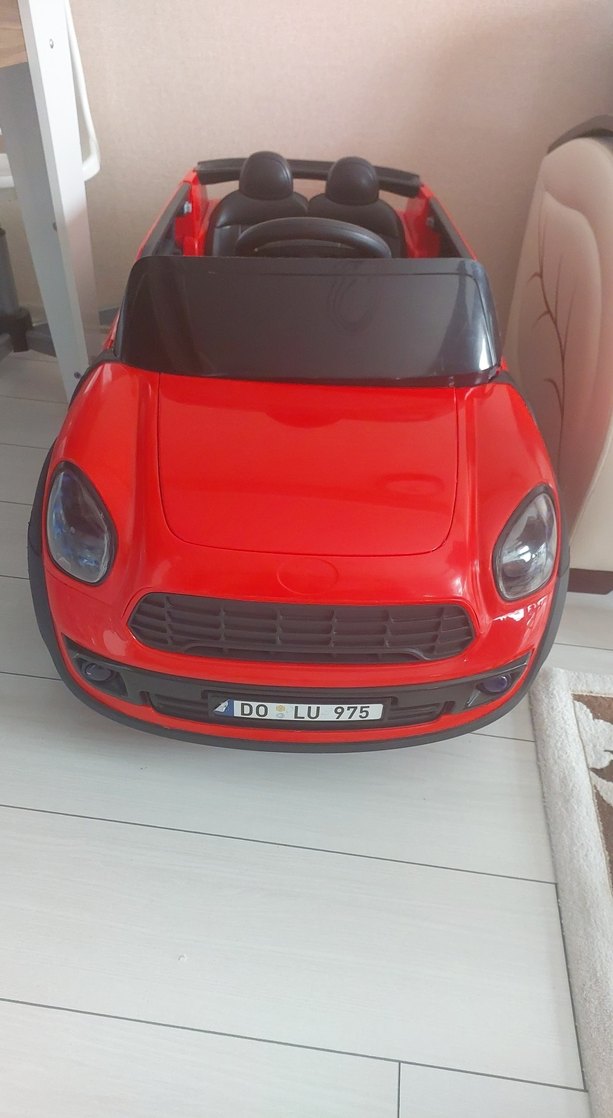 Kırmızı Çocuk Elektrikli Akülü Araba - Görsel 2