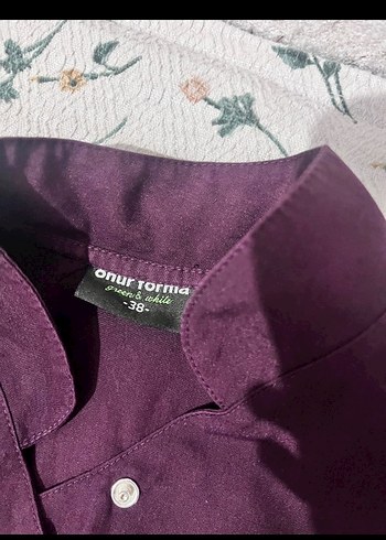 Only Bordo Düğmeli hemsire forma