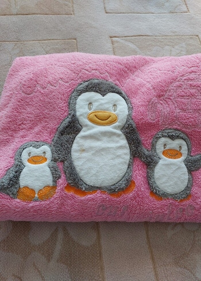 2 adet  çocuk havlu kundak - Görsel 3