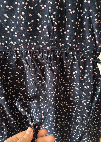 Lacivert Hamile Elbisesi - Görsel 4