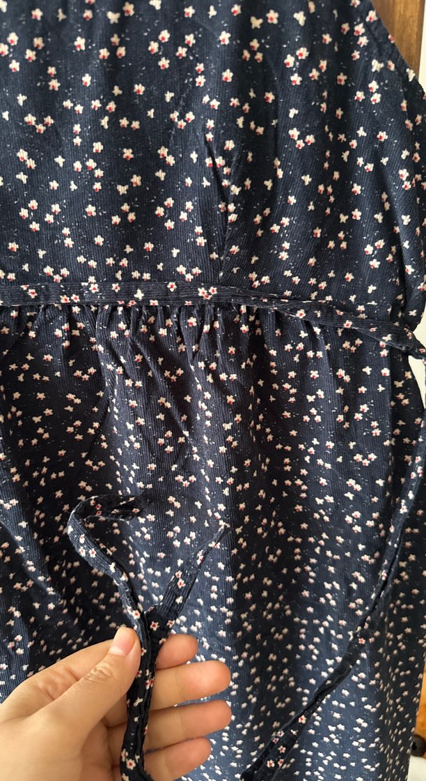 Lacivert Hamile Elbisesi - Görsel 4