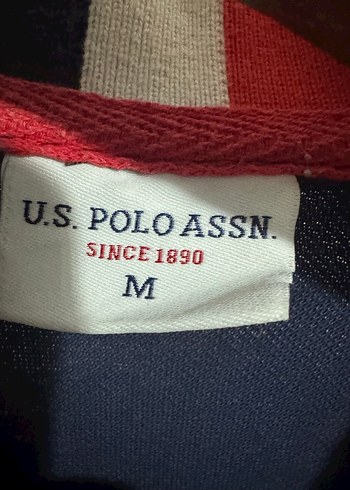U.S. POLO Lacivert Polo Yaka Erkek Tişört - Görsel 4