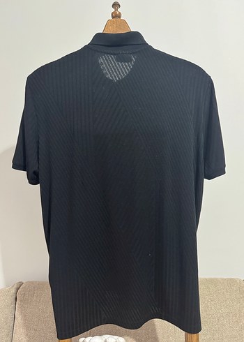 U.S. POLO Erkek Siyah Kısa Kollu Polo Tişört - Görsel 5