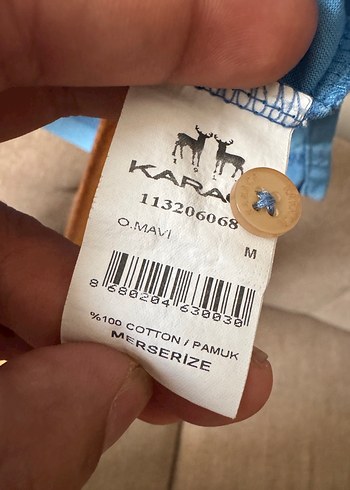 KARACA Mavi Düğmeli Kısa Kollu Erkek Polo Tişört - Görsel 7