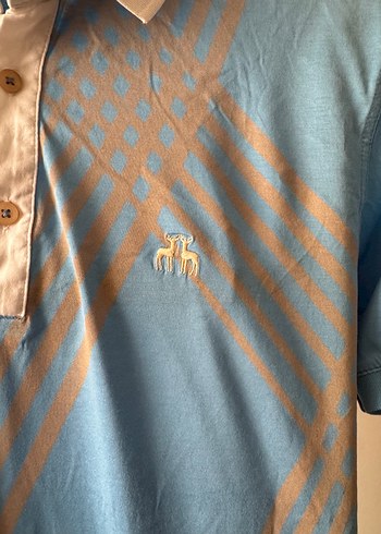 KARACA Mavi Düğmeli Kısa Kollu Erkek Polo Tişört - Görsel 3