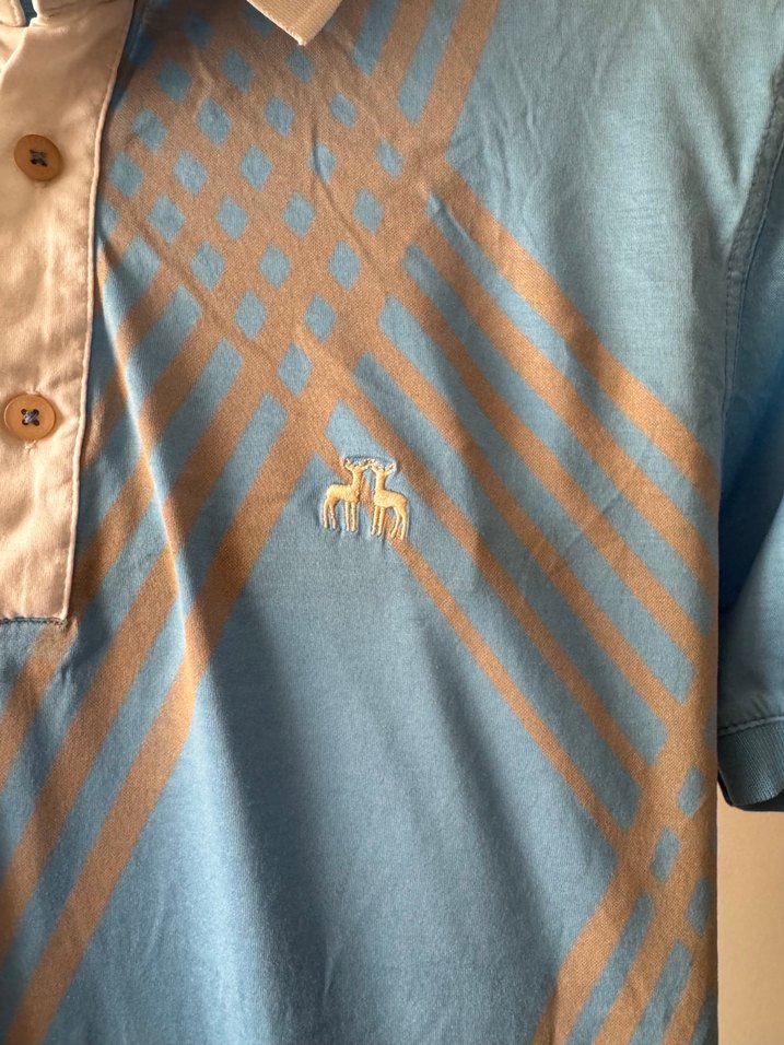 KARACA Mavi Düğmeli Kısa Kollu Erkek Polo Tişört - Görsel 3