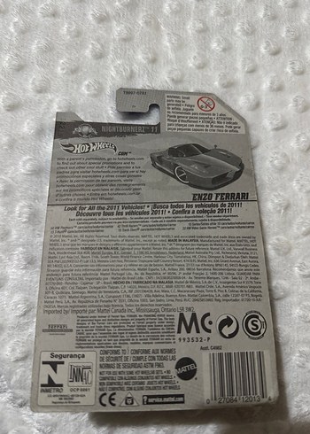 Hot Wheels NIGHTBURNERZ 11 ENZO FERRARİ 2010 - Görsel 3