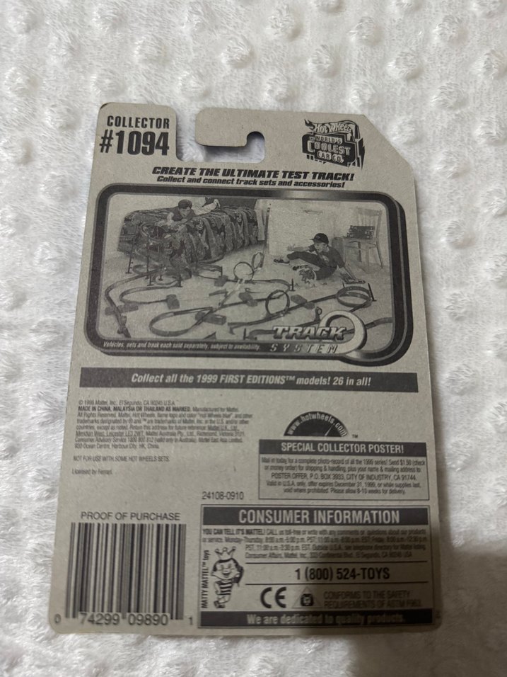 Hot Wheels Ferrari F355 Berlinetta  1998 - Görsel 3