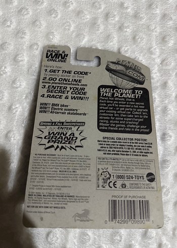 Mor Hot Wheels Ferrari f50 2001 - Görsel 3