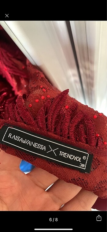 38 Beden Raisa Vanessa - Uzun Elbise