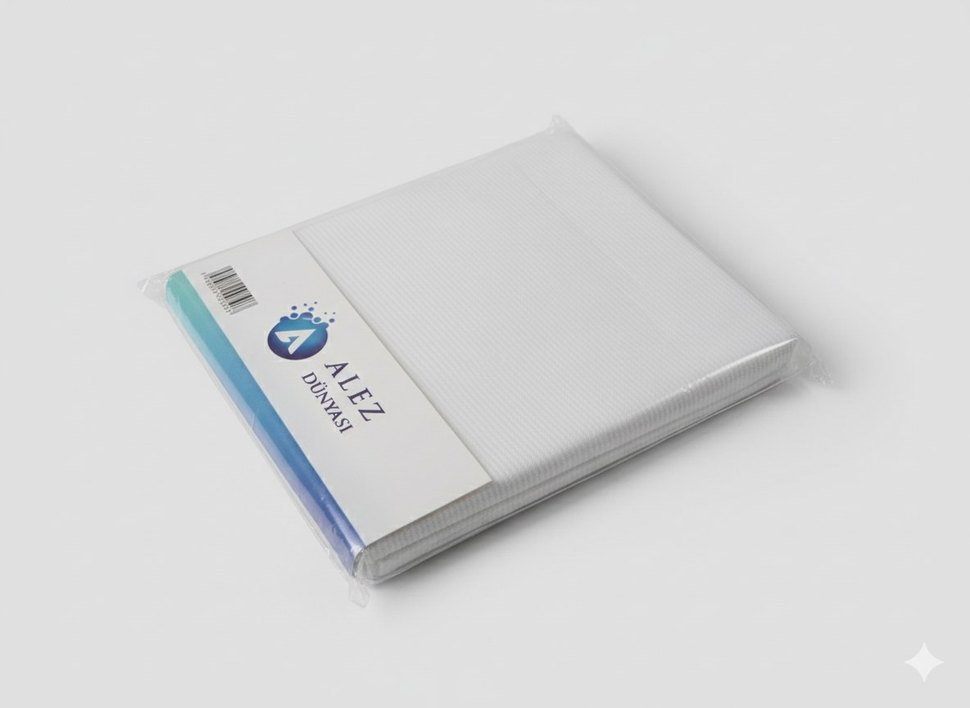 Beyaz Baskılı Yatak Koruyucu - Görsel 2