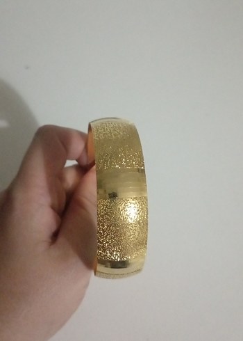 Beden altın Renk Parlak Altın Renk Minimalist Kadın Bileklik
