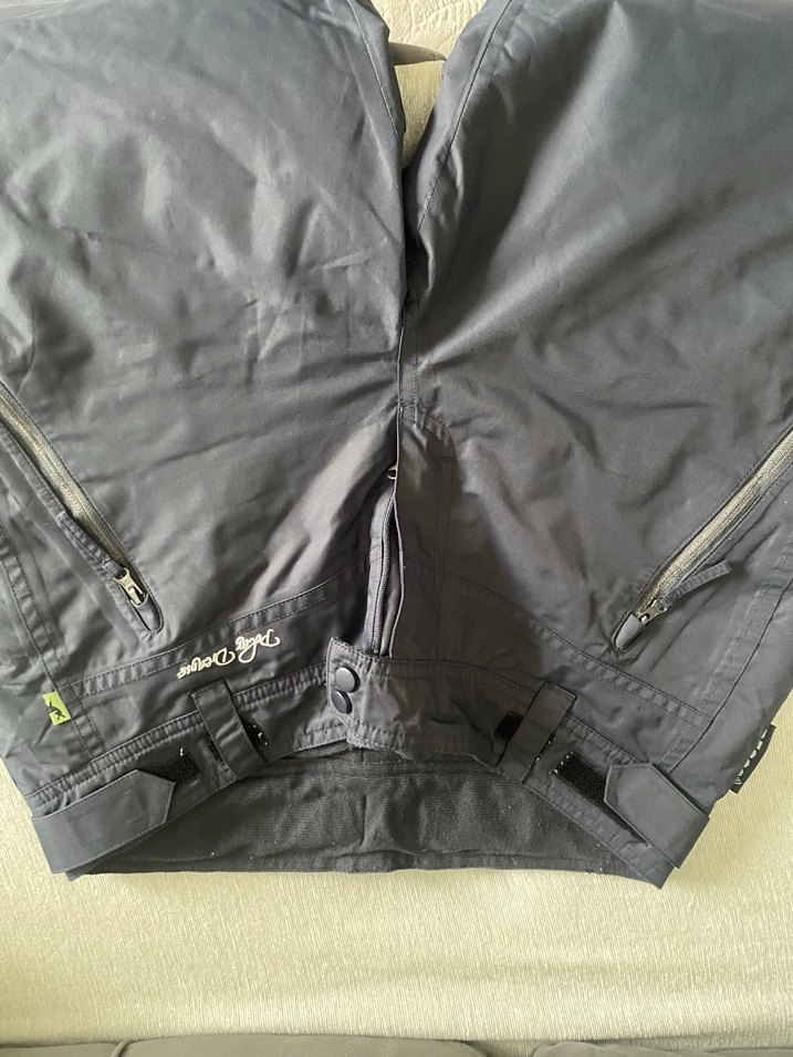 Gri Biker Tarzı  Kayak Pantolonu - Görsel 2