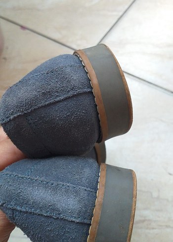 Gri Mavi Vintage Erkek Ayakkabısı - Görsel 6