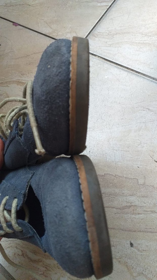 Gri Mavi Vintage Erkek Ayakkabısı - Görsel 5