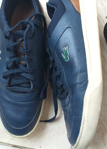 Lacoste Lacivert Bağcıklı Kadın Spor Ayakkabı