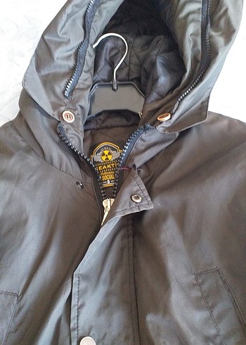 Düğmeli Siyah Kadın Midi Ceket - Görsel 2