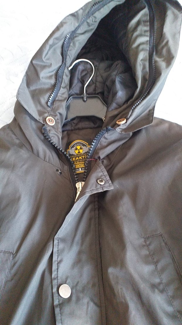 Düğmeli Siyah Kadın Midi Ceket - Görsel 2