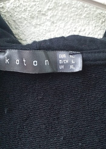 Siyah Baskılı Kapüşonlu Erkek Yelek - Görsel 2