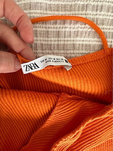 Zara Zara turuncu elbise