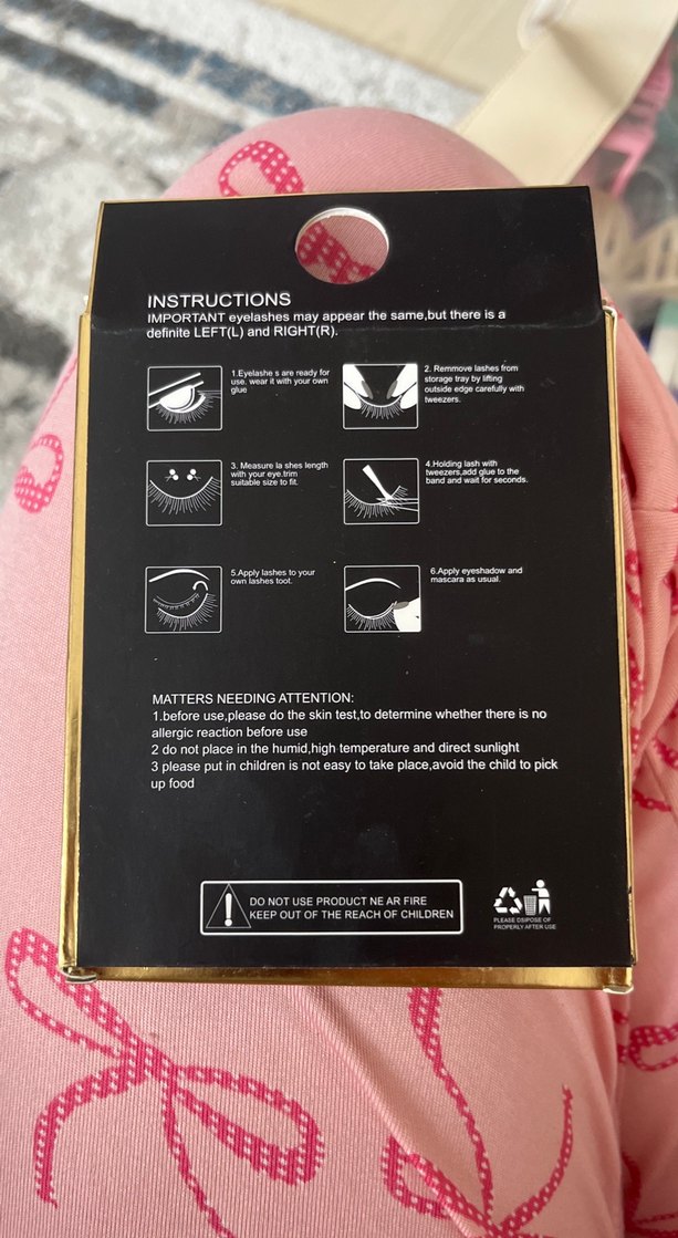 3'lü Beyaz Parlak Takma Kirpik Seti Doğal kirpik - Görsel 3