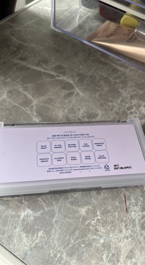 Bej Tonlarında Göz Farı Paleti romand 09 dreamy lilac garden - Görsel 2